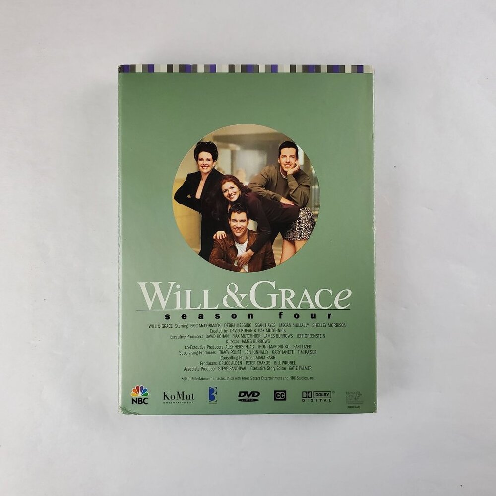 Will & Grace Season Four - DVD 3-Disc Set Collection